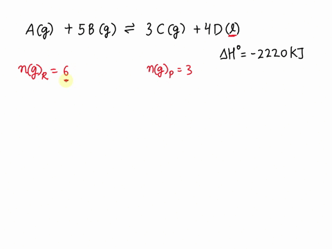 consider-the-following-reaction-at-equilibrium-what-effect-will-reducing-the-pressure-have-on-the-system-a-g-5-b-g-3-c-g-4-d-ah-2220-kj-the-equilibrium-constant-will-decrease-the-reaction-wi-37774