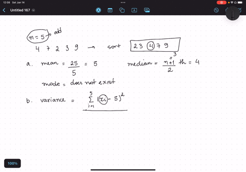 2-the-following-is-a-set-of-data-from-a-sample-of-n5-4-7-2-3-9-a-compute-the-mean-median-and-mode-b-compute-the-range-variance-standard-deviation-and-coefficient-of-variation-c-compute-the-z-37453