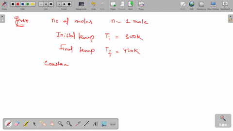 a-100-mol-sample-of-hydrogen-gas-is-heated-at-constant-pressure-from-300-k-to-420-k-calculate-the-work-done-in-kj-on-the-gas-92528