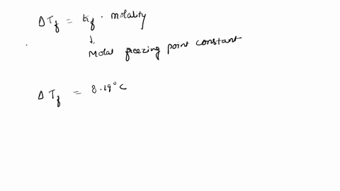 when-03163-g-of-benzoic-acid-cho-was-dissolved-in-15563-g-cyclohexanol-the-freezing-point-of-the-mixture-was-819-lower-than-that-of-the-pure-cyclohexanol-what-is-the-molal-freezing-point-con-79476