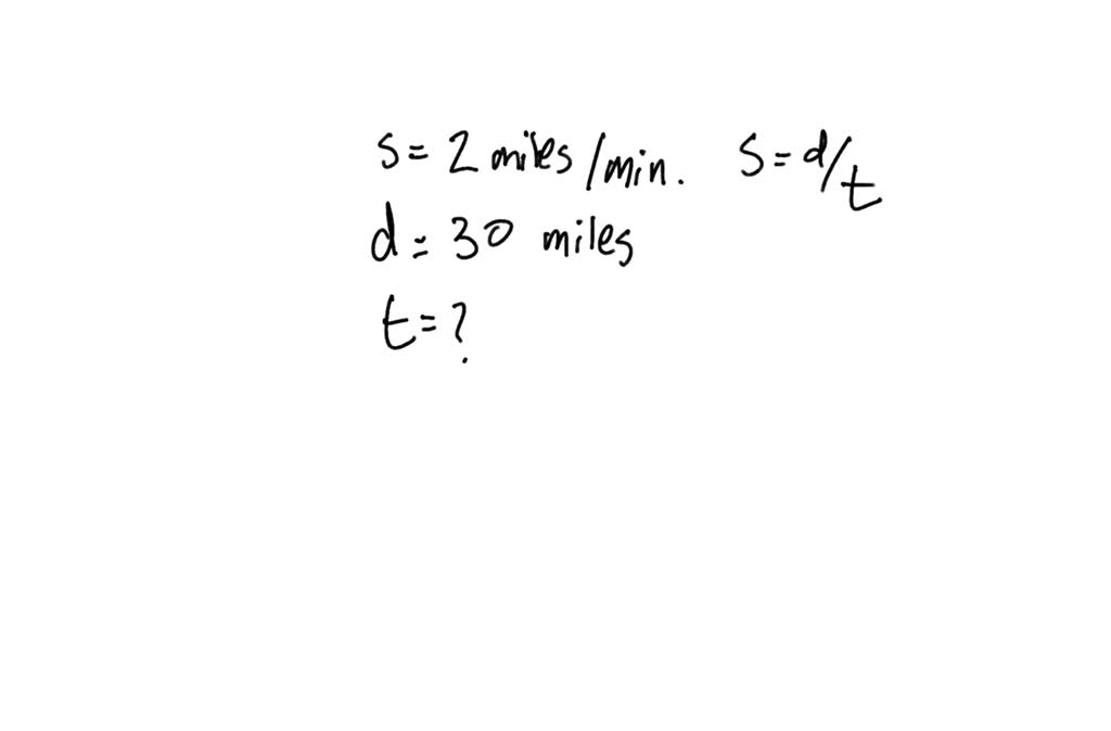 solved-suppose-a-car-travels-at-a-constant-speed-of-2-miles-a-minute