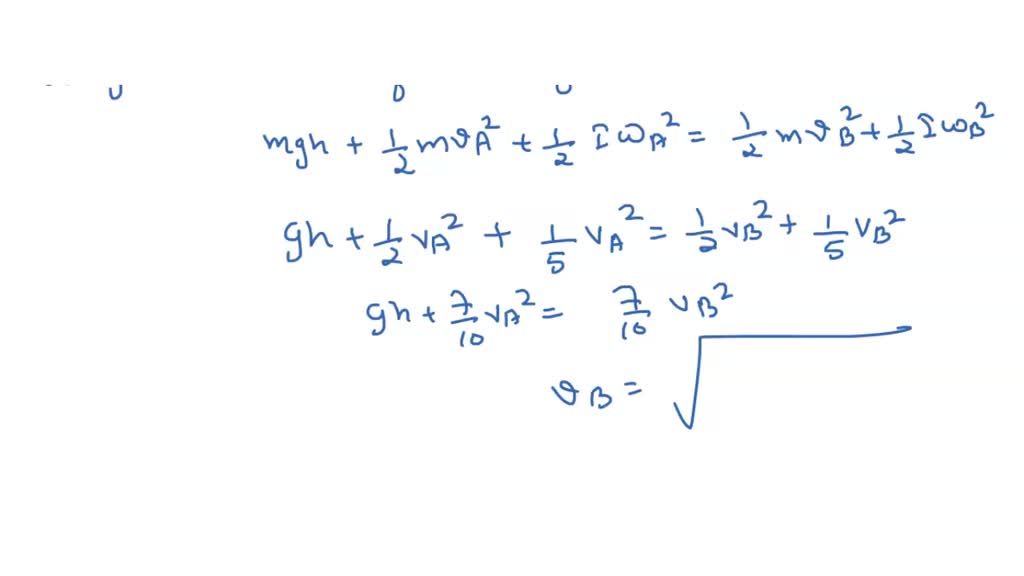 SOLVED Rolling without slipping A billiard ball (solid sphere with