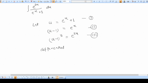 let-dx-be-given-if-u-ex-1then-the-resulting-integral-is-f-f-u-du-compute-f3-46973