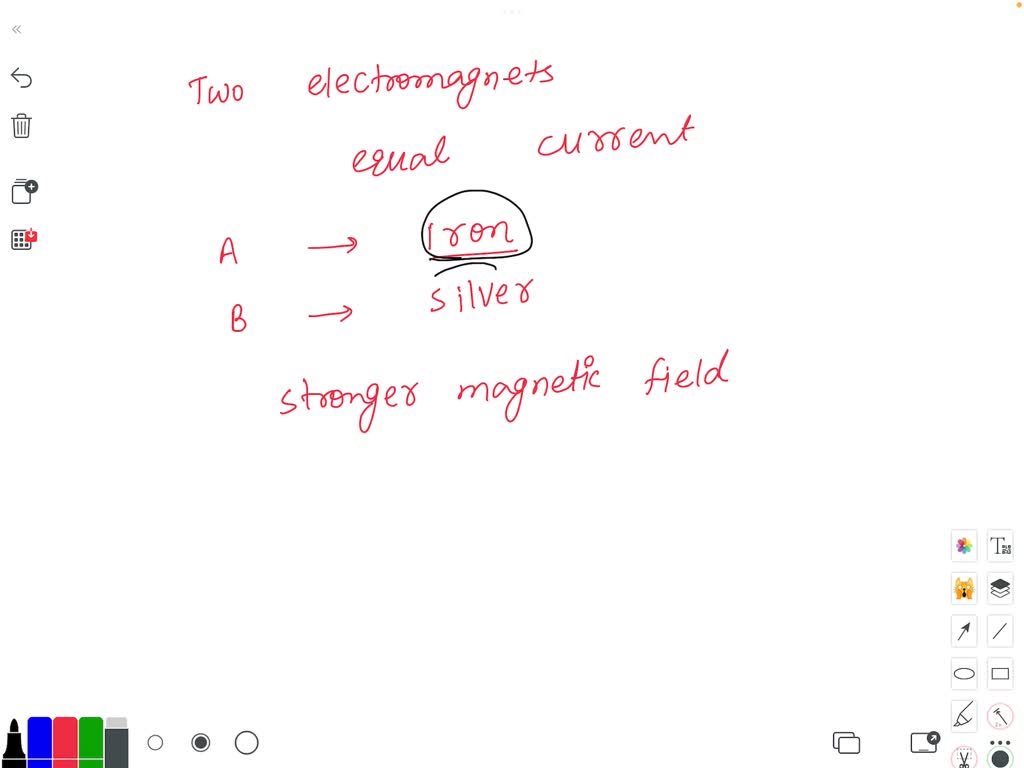 Solved Two Electromagnets Are Running With Equal Amounts Of Electric