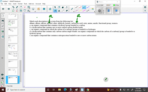 match-each-description-with-a-term-from-the-following-list-alkane-alkene-alkyne-alcohol-ether-aldehy-97202