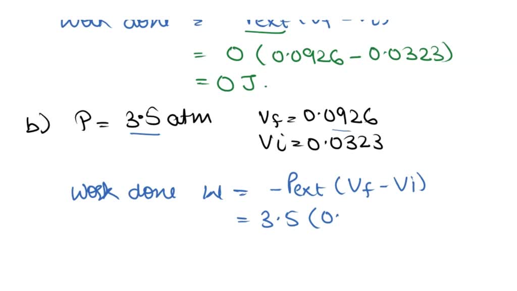 SOLVED A sample of gas is placed into an enclosed cylinder and fitted
