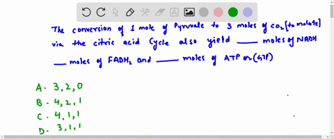 the-conversion-of-1-mole-of-pyruvate-to-3-moles-of-co2-to-malate-via-the-citric-acid-cycle-also-yields-___-moles-of-nadh-___-moles-of-fadh2-and-___-moles-of-atp-or-gtp-a-3-2-0-b-4-2-1-c-4-1-82634