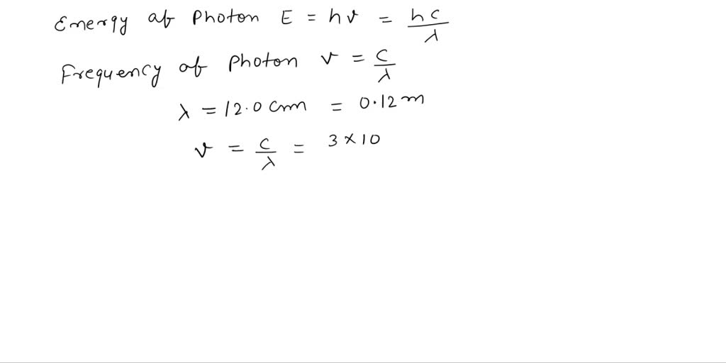 SOLVED A cook uses a microwave oven to heat a meal. The wavelength of