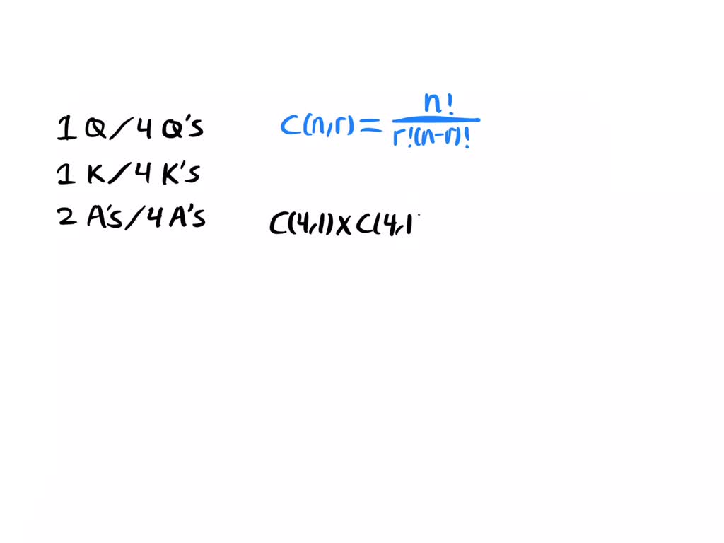 SOLVED 5 cards are randomly selected from a standard deck of playing