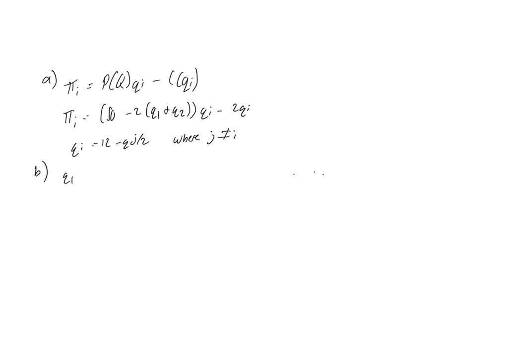 SOLVED: A monopolist's inverse linear demand function and total cost ...