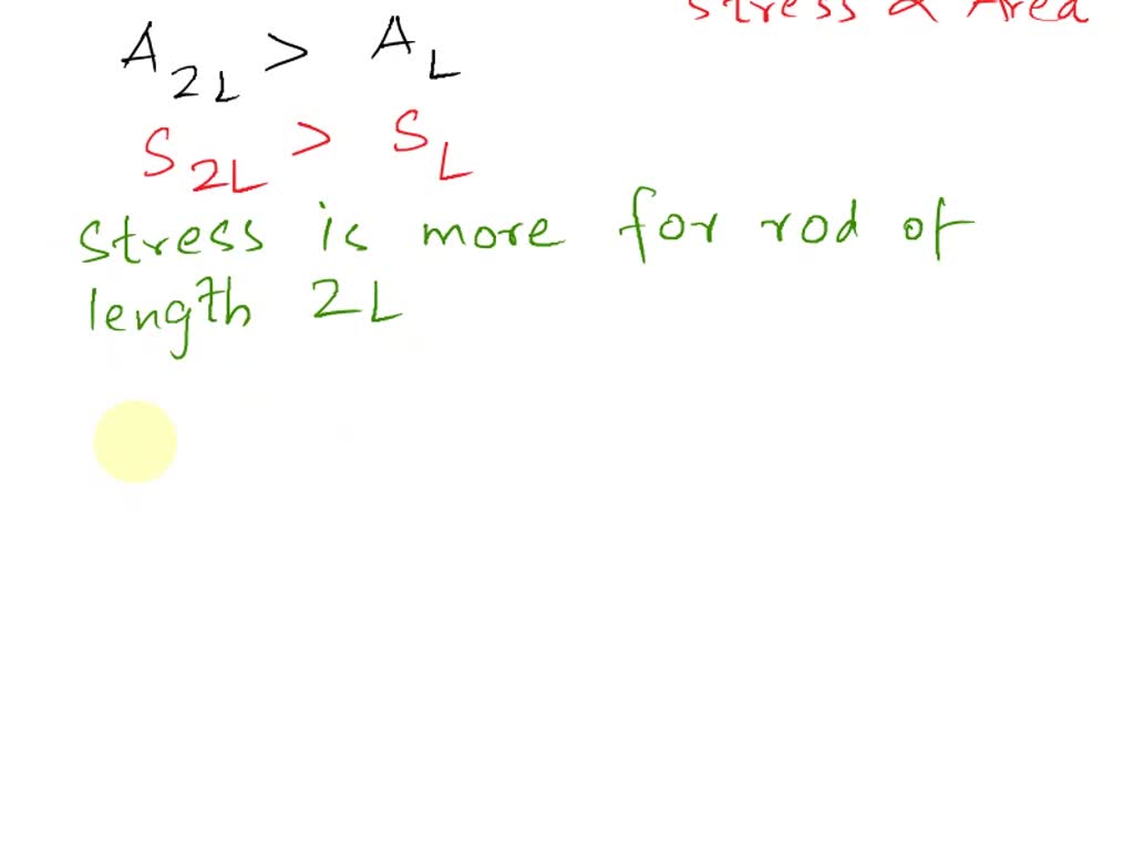 SOLVED Two rods are made of the same kind of steel The longer rod has exactly twice the