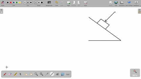a-box-of-mass-m-slides-down-on-a-ramp-while-someone-pushes-down-on-the-box-with-a-force-f-the-normal-force-is-fn-what-is-the-acceleration-down-the-ramp-f-mgcostheta-fn-f-mgcostheta-0-g-sinth-08765