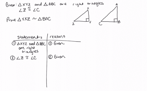 given-xyz-and-aabc-are-right-triangles-z-c-prove-yxz-bac-a-2-y-c-b-29116