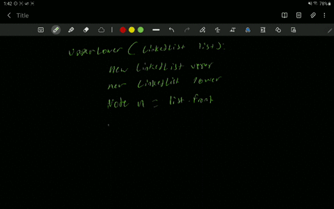given-a-linked-list-that-contains-the-english-alphabet-the-characters-may-be-in-upper-case-or-in-lower-case-create-two-linked-listsone-which-stores-upper-case-characters-and-the-other-that-s-21204