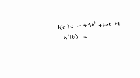 92-a-ball-is-thrown-in-the-air-from-the-top-of-a-building-its-height-in-meters-above-ground-as-function-of-time-in-seconds-is-given-by-h-t-49t2-24t-8-how-long-does-it-take-to-reach-maximum-h-81106