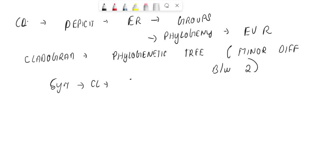 SOLVED: Consider the simplified cladogram of Vertebrata shown below ...