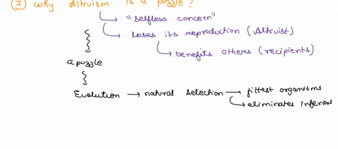 a-why-did-the-question-as-to-how-altruism-could-have-evolved-as-an-adaptation-represent-a-conundrum-or-puzzle-for-evolutionary-biology-b-please-discuss-the-two-evolutionary-explanations-for-19824