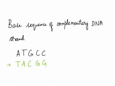 find the reverse complementary sequence of a dna sequence given eg ...