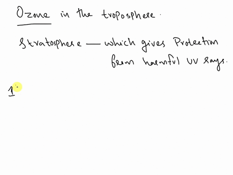 what-are-three-characteristics-of-ozone-in-the-troposphere-95707