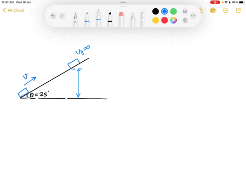 a-sled-with-mass-m-is-given-a-shove-up-a-frictionless-incline-which-makes-a-280circ-angle-with-the-h-07916