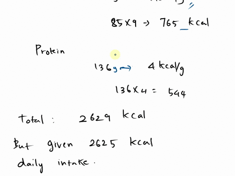 an-individuals-daily-intake-is-2625-kcal-calculate-the-number-of-kcal-from-each-macronutrient-if-330-g-of-carbohydrates-85-g-of-fat-and-136-g-of-protein-are-consumed-what-percentage-of-total-78735