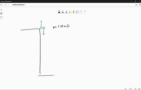 from-the-edge-of-a-rooftop-you-toss-a-green-ball-upward-with-an-initial-velocity-of-10-ms-and-a-blue-ball-downwards-with-the-same-initial-speed-air-resistance-is-negligible-when-they-reach-t-14914