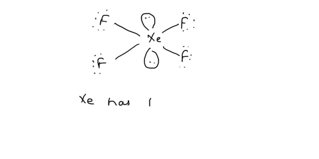 SOLVED Draw the correct Lewis structure for xenon tetrafluoride