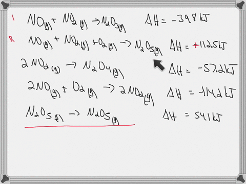 there-are-many-ways-in-which-nitrogen-and-oxygen-can-react-1-no-g-no2-g-n2o3-g-hrxn-398-kj-2-no-g-no2-g-o2-g-n2o5-g-hrxn-1125-kj-3-2no2-g-n2o4-g-hrxn-572-kj-4-2no-g-o2-g-2no2-g-hrxn-1142-kj-92036