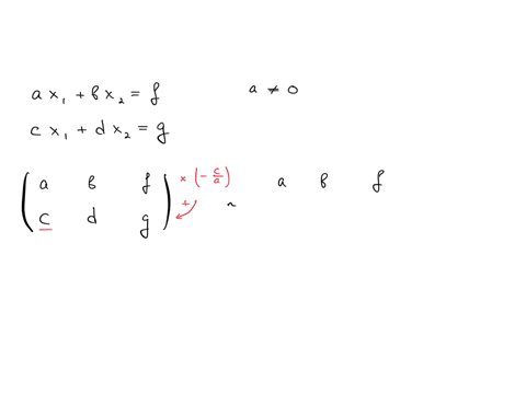suppose-a-b-c-and-d-are-constants-such-that-a-is-not-zero-and-the-system-below-is-consistent-for-all-possible-values-of-fand-g-what-can-you-say-about-the-numbers-b-c-and-d-justify-your-answe-07493
