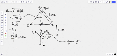 017-100-points-three-point-charges-are-located-at-the-vertices-of-an-equilateral-triangle-the-charge-at-the-top-vertex-of-the-triangle-is-given-in-the-figure-the-two-charges-q-at-the-bottom-76307
