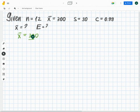 question-6-4-points-suppose-sample-of-size-12-is-taken-resulting-in-a-sample-mean-of-300-and-a-sample-standard-deviation-of-30-determine-the-point-estimate-and-the-margin-of-error-for-a-99-c-91125