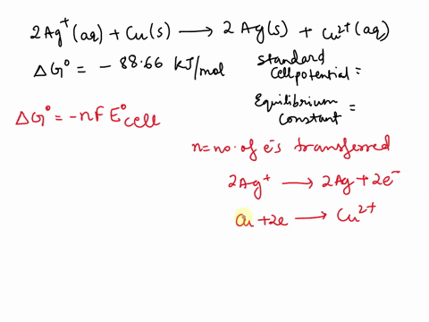 the-following-reaction-and-its-g-at-2500-c2agaqcus2agscu2aq-g8866-kjmol-calculate-the-standard-cell-potential-for-the-reaction-calculate-the-equilibrium-constant-k-for-the-reactioni-dont-kno-69168