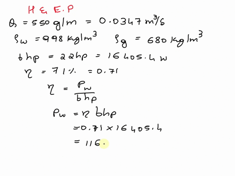 a-centrifugal-pump-delivers-550-galmin-of-water-at-20circ-mathrmc-when-the-brake-horsepower-is-22-an-12007