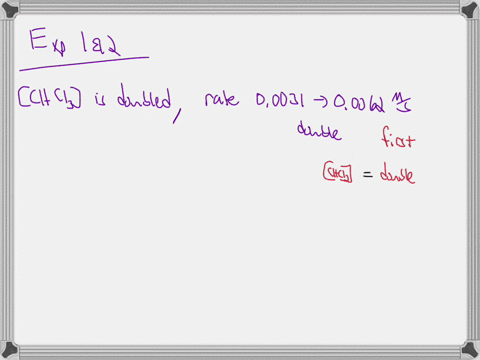 consider-the-following-reaction-chcl3gcl2gccl4ghclgchcl3gcl2gccl4ghclg-the-initial-rate-of-the-reaction-is-measured-at-several-different-concentrations-of-the-reactants-with-the-following-re-61939