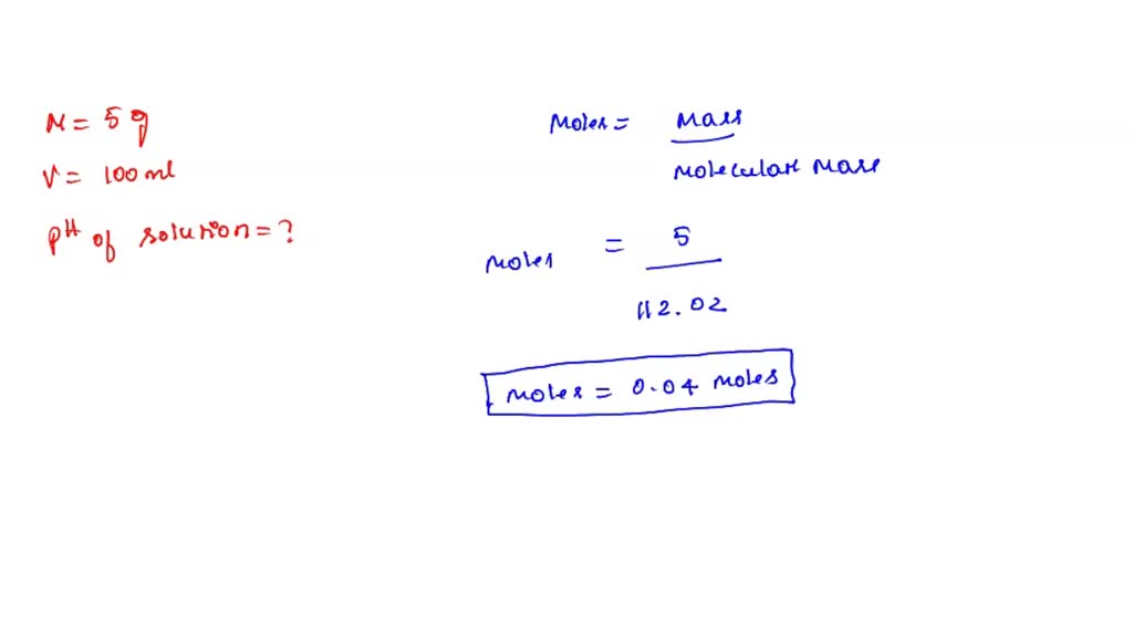 SOLVED You dissolve 5.00 g of sodium hydrogen oxalate (NaHC2O4) in sufficient water to produce