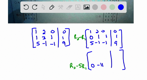 solve-the-system-of-equations-using-matrices-use-the-gaussian-elimination-method-with-back-substitution-x-2y-0-x-jy-21-sx-v-z9-use-the-gaussian-ellminallon-melhod-io-obtain-the-matrlx-in-row-58888