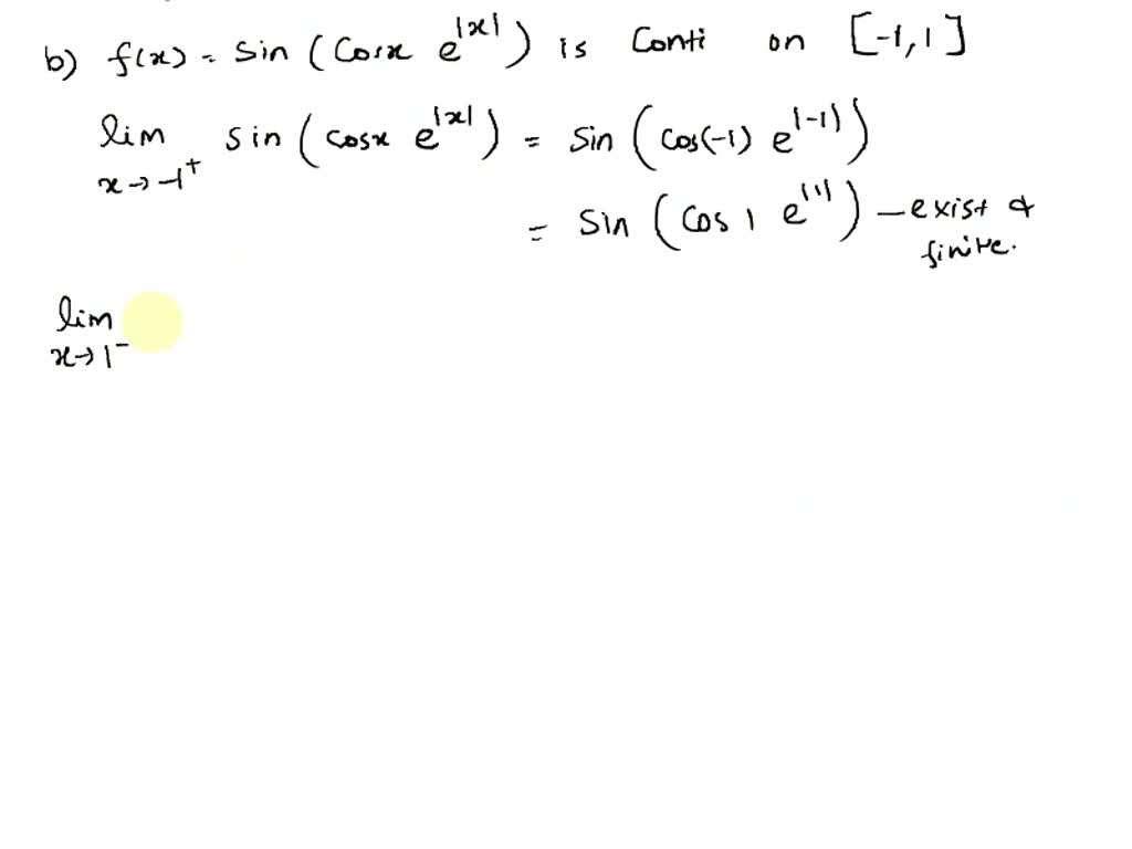 SOLVED (a) Determine whether each of the following functions is
