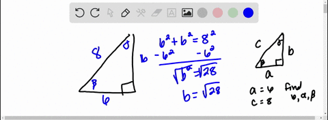 use-the-right-triangle-and-the-given-information-to-solve-the-triangle_-a-6-c-8-find-b-0-and-p-6-0-round-t0-the-nearest-hundredth-as-needed-0-d-round-to-the-nearest-tenth-as-needed-p-round-t-48233