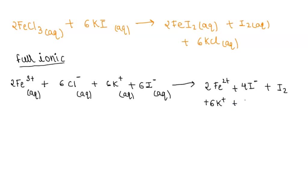 Solved: In Order To Predict The Outcome Of The Reaction, Write The 