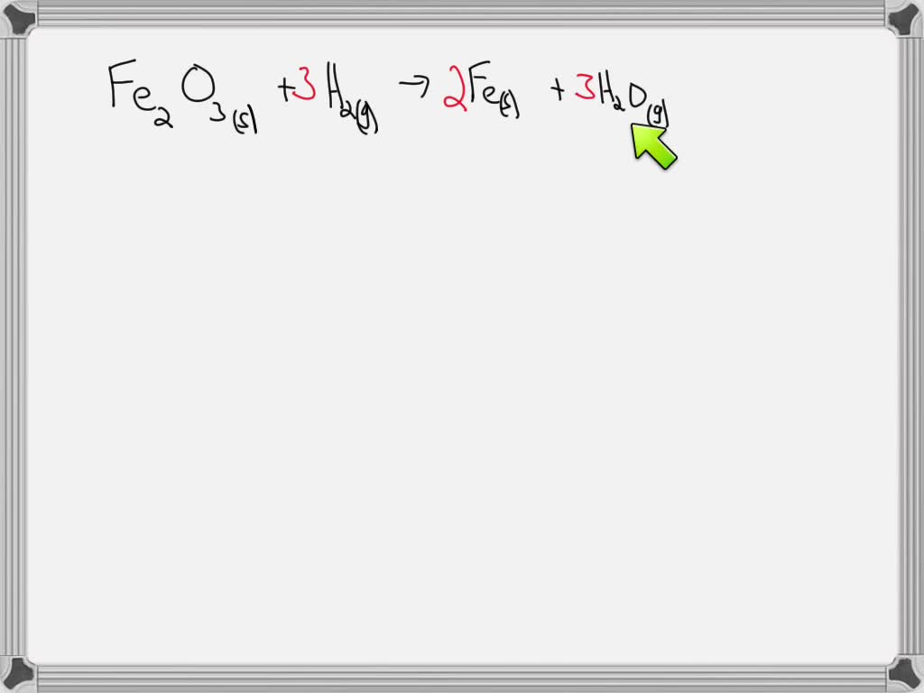 SOLVED Calculate ΔH° in kJ/mol for the reaction of solid iron (III