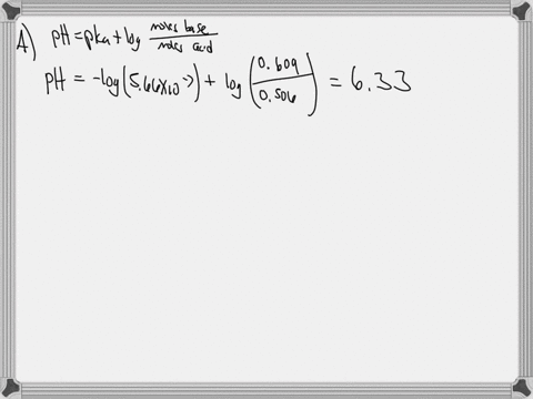 part-a-what-is-the-ph-of-a-buffer-prepared-by-adding-0506-mol-of-the-weak-acid-ha-to-0609-mol-of-naa-in-200-l-of-solution-the-dissociation-constant-ka-of-ha-is-566107-express-the-ph-numerica-28528