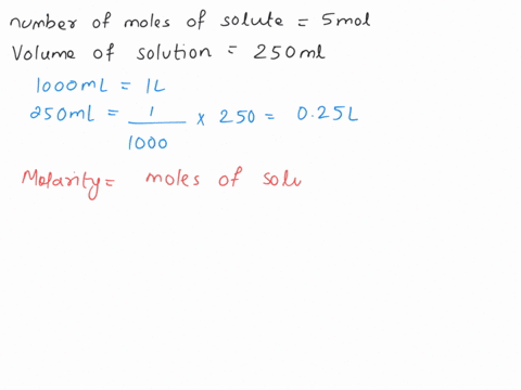 what-is-the-molarity-of-a-solution-that-contains-025-mole-of-solute-in-250-milliliters-of-solution-0025-m-050-m-075-m-lm-69186