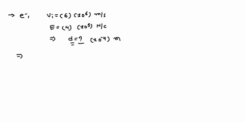 an-electron-has-an-initial-velocity-of-600x-106-ms-in-_-uniform-400x-105-nc-strength-electric-field-the-field-accelerates-the-electron-in-the-direction-opposite-to-its-initial-velocity-how-f-01962