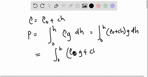 the-density-of-a-fluid-changes-proportionally-with-depth-from-the-surface-h-according-to-the-following-formula-h-0-ch-where-0-is-the-density-of-the-fluid-at-the-surface-h-0-and-c-is-a-consta-88811