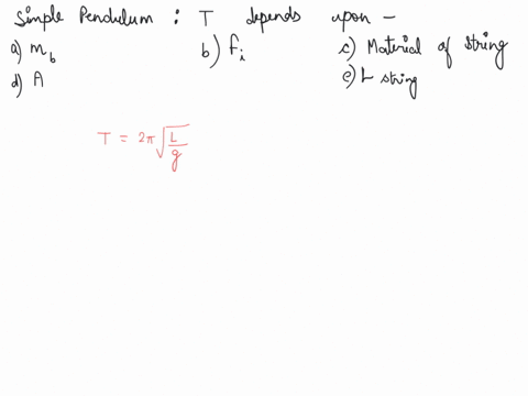 which-of-these-affects-the-period-of-string-pendulum-the-mass-of-the-bob-the-force-of-the-initial-motion-the-material-used-to-make-the-string-the-amplitude-of-the-swing-the-length-of-the-str-53763