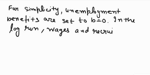 we-study-the-effects-of-changes-in-labor-productivity-on-the-labor-market-in-the-long-run-in-the-context-of-the-mortensen-pissarides-model-for-simplicity-unemployment-benefits-are-set-to-b-0-65484