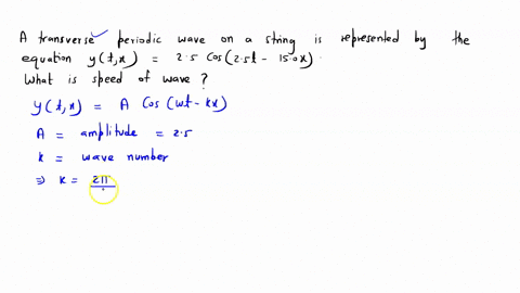 a-transverse-periodic-wave-on-a-string-is-represented-by-the-equation-ytx-25-cos25t-150x-what-is-the-speed-of-the-wave