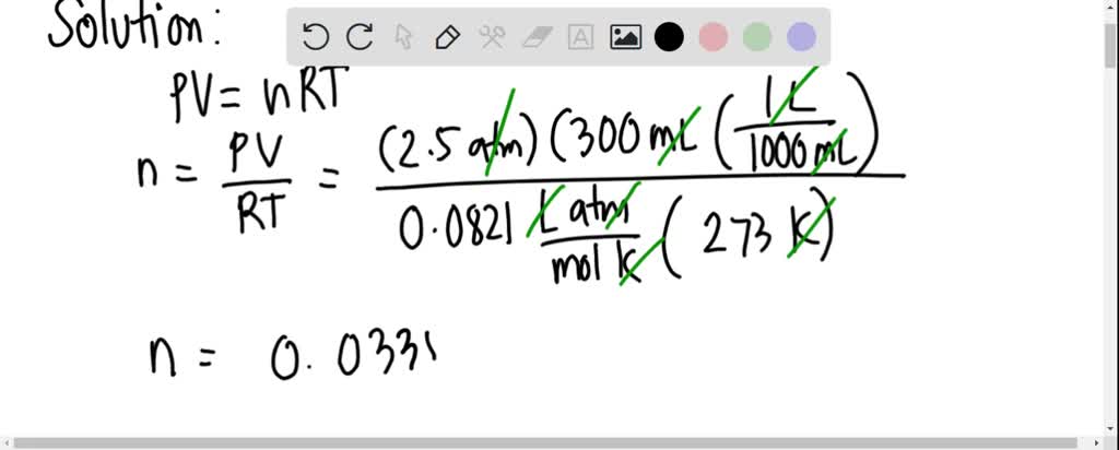 SOLVED: calculate the number of molecules of carbon dioxide present in ...