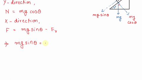 a-block-of-mass-m-45-kg-sits-on-an-inclined-plane-that-makes-an-angle-of-22-degrees-with-respect-to-the-horizontal-1-what-is-the-minimum-value-of-the-coefficient-of-static-friction-so-that-t-56868