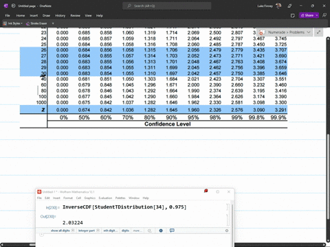 a-simple-random-sample-of-size-n-is-drawn-the-sample-mean-x-is-found-to-be-186and-the-sample-standard-deviation-s-is-found-to-be-49_-click-the-icon-to-view-the-table-of-areas-under-the-t-dis-59474